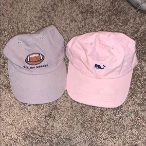 Life is good hat and vineyard vines hat